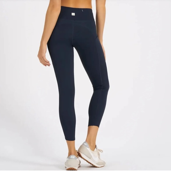 Vuori Women Ink Stride Performance Leggings 7/8 Length Stretch Side Pockets - Picture 2 of 13